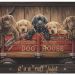 Welcome-to-the-Doghouse-puppies-in-wagon-painting-print
